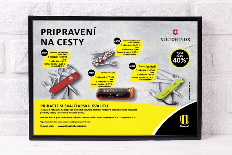 Victorinox kampaň - plagát A3